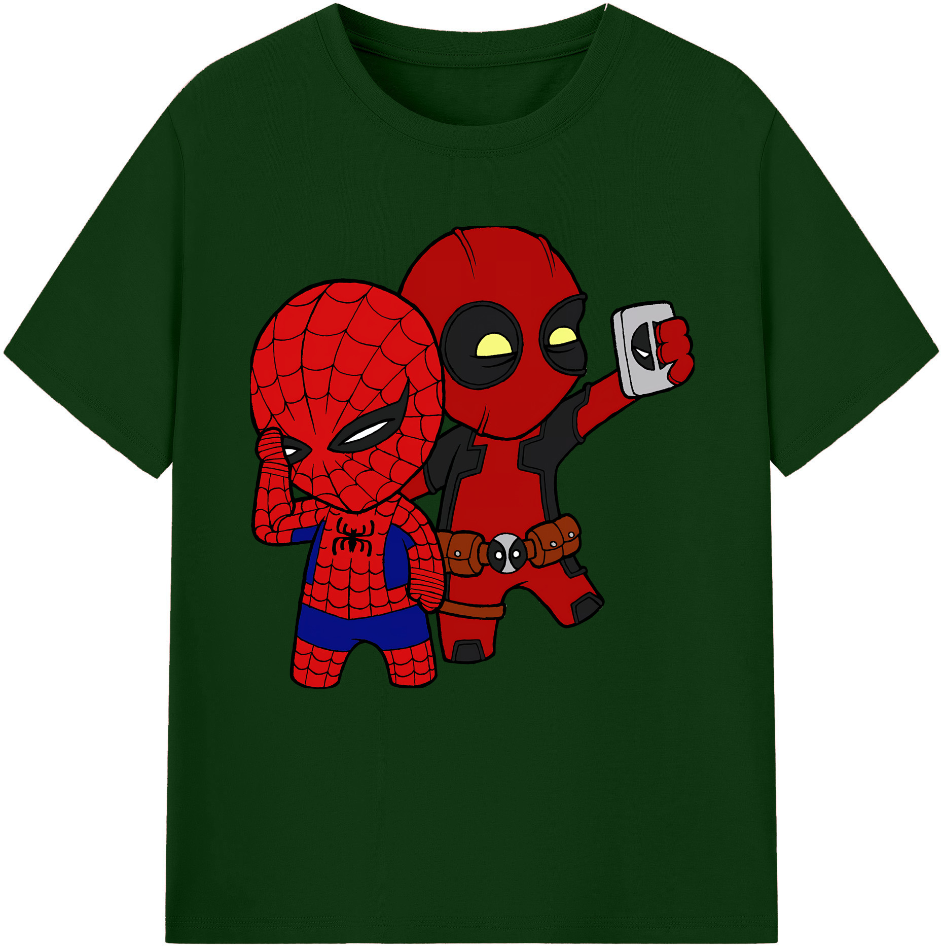 （画像用） Deadpool デッドプール 綿100％半袖Tシャツ（フロントプリント）